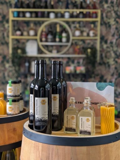 Produktpräsentation im Larry´s in Mannheim-Friedrichsfeld Präsentation der Produkte der Honigwerkstatt Mannheim